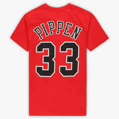 NBA Scottie Pippen Chicago Bulls Unisex Hardwood Classics Name & Number T-Shirt sale