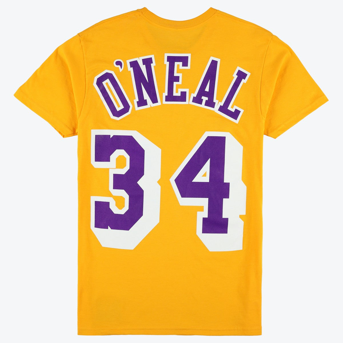NBA Shaquille O'Neal Los Angeles Lakers Unisex Hardwood Classics Name & Number T-Shirt