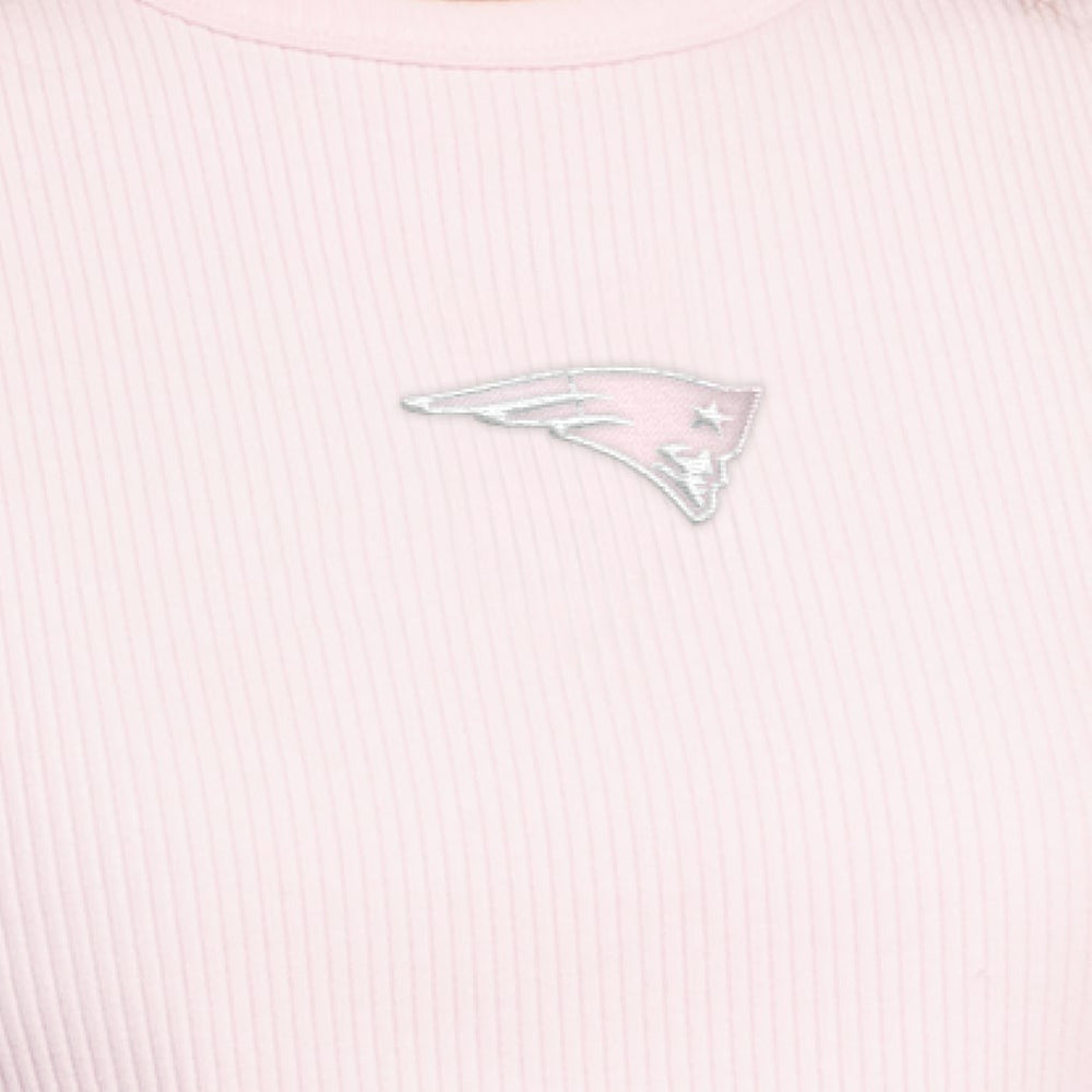 Starter Women's Travel Pastels Cropped Tank - New England Patriots