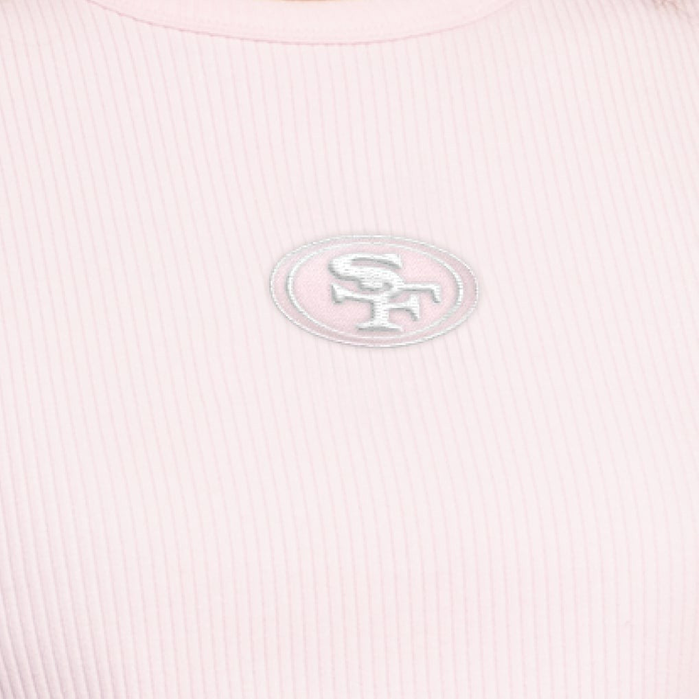 Starter Women's Travel Pastels Cropped Tank - San Francisco 49ers