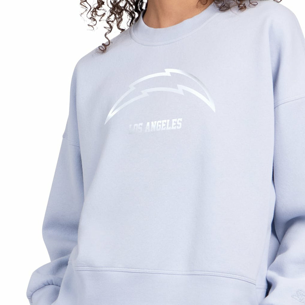 Starter Women's Travel Pastels Boxy Fleece Sweatshirt - Los Angeles Chargers