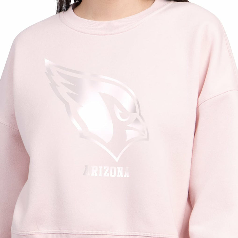Starter Women's Travel Pastels Boxy Fleece Sweatshirt - Arizona Cardinals