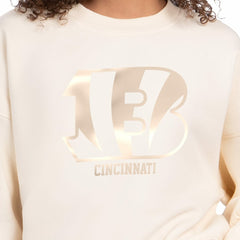 Starter Women's Travel Pastels Boxy Fleece Sweatshirt - Cincinnati Bengals