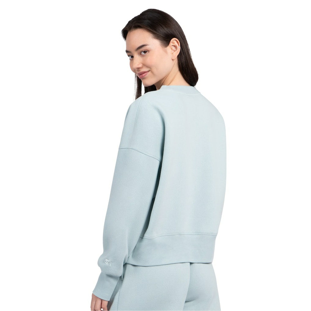 Starter Women's Travel Pastels Boxy Fleece Sweatshirt - Jacksonville Jaguars