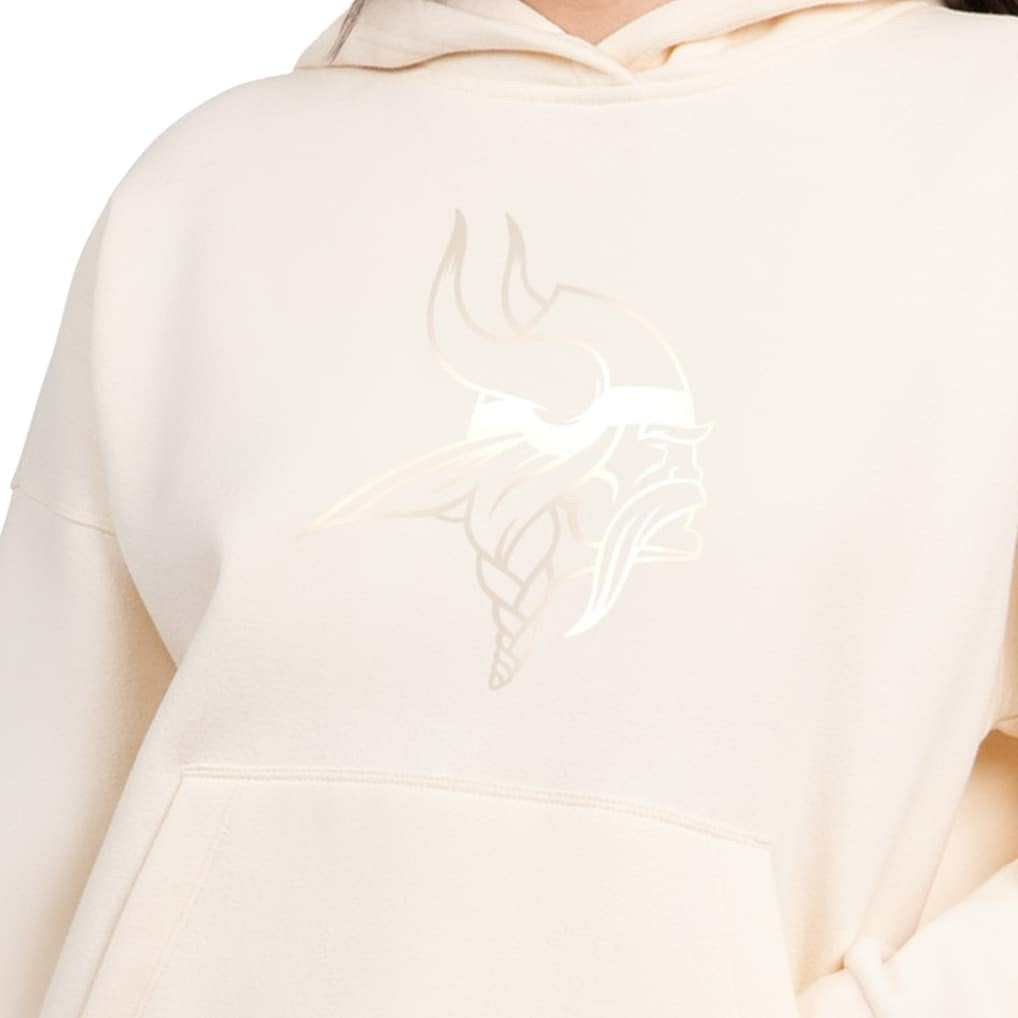Starter Women's Pastels Relaxed Travel Hoodie - Minnesota Vikings