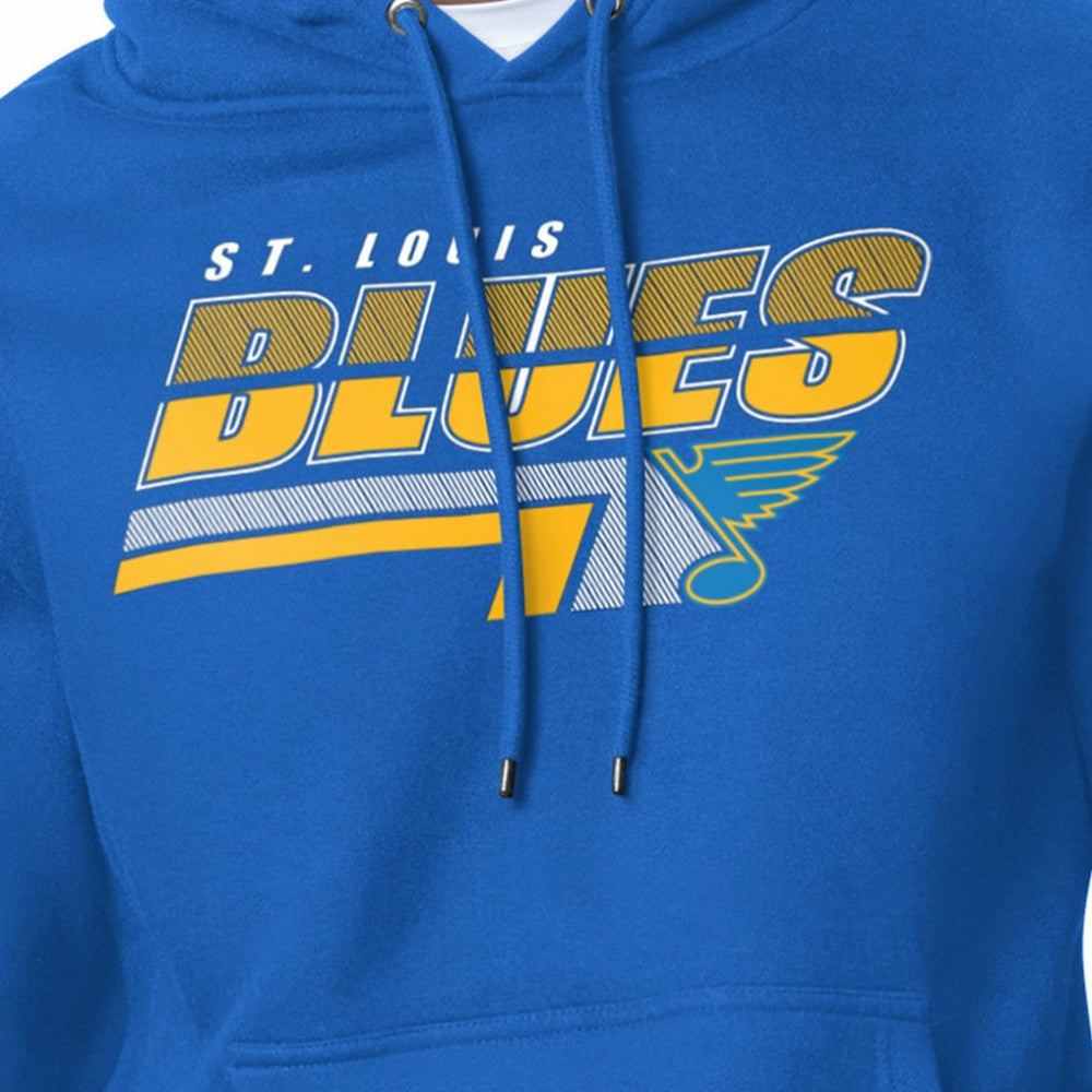 NHL Blue St. Louis Blues Starter Logo Push Fleece Hoodie