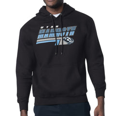 NHL Black Utah Mammoth Starter Logo Push Fleece Hoodie