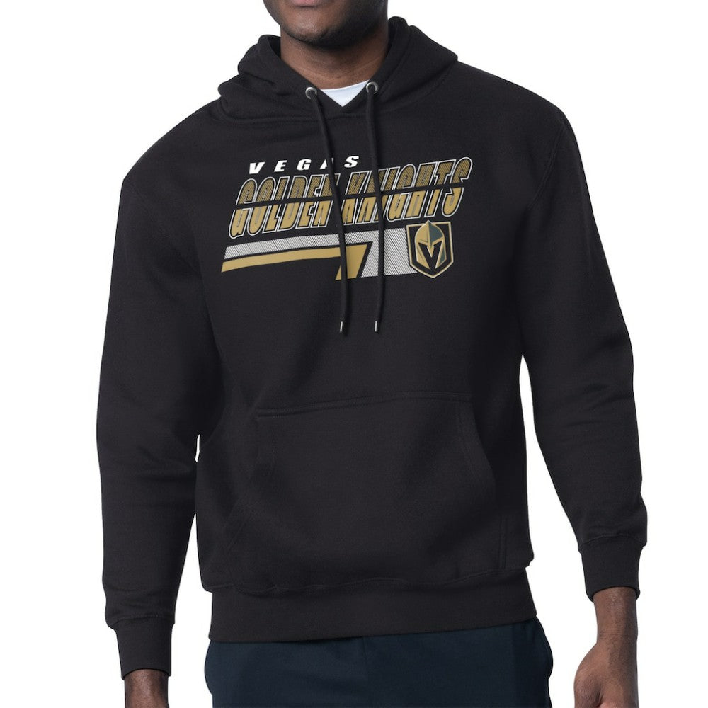 NHL Black Vegas Golden Knights Starter Logo Push Fleece Hoodie