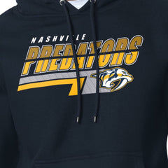 NHL Navy Nashville Predators Starter Logo Push Fleece Hoodie
