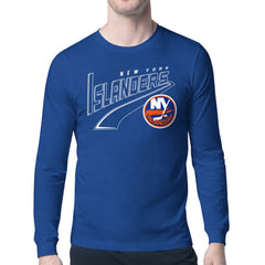 NHL Royal New York Islanders Starter Modern Tailsweep Long Sleeve T-Shirt