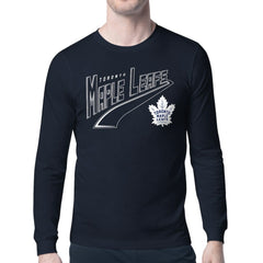 NHL Blue Toronto Maple Leafs Starter Modern Tailsweep Long Sleeve T-Shirt