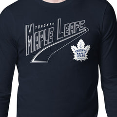 NHL Blue Toronto Maple Leafs Starter Modern Tailsweep Long Sleeve T-Shirt
