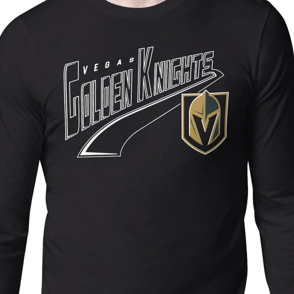 NHL Black Vegas Golden Knights Starter Modern Tailsweep Long Sleeve T-Shirt