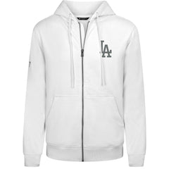MLB Los Angeles Dodgers Levelwear Podium Chenille Logo Full-Zip Hoodie