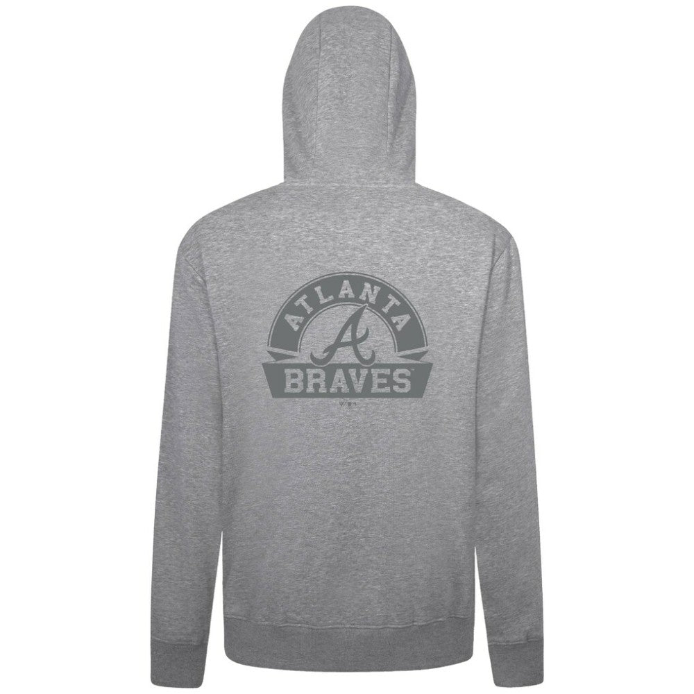 MLB Atlanta Braves Levelwear Podium Chenille Logo Full-Zip Hoodie