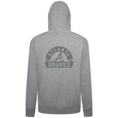 MLB Atlanta Braves Levelwear Podium Chenille Logo Full-Zip Hoodie