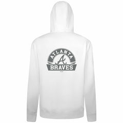 MLB Atlanta Braves Levelwear Podium Chenille Logo Full-Zip Hoodie