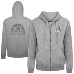 MLB Arizona Diamondbacks Levelwear Podium Chenille Logo Full-Zip Hoodie