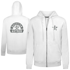 MLB Houston Astros Levelwear Podium Chenille Logo Full-Zip Hoodie