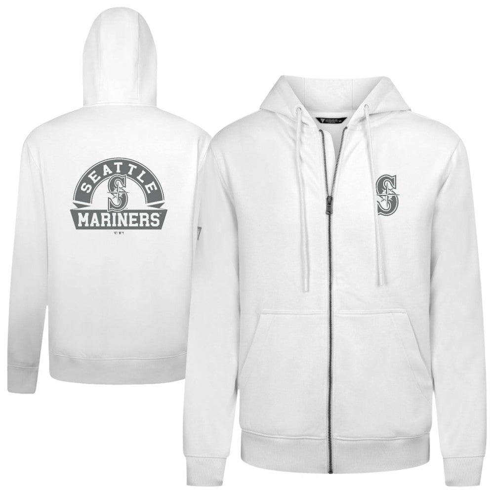 MLB Seattle Mariners Levelwear Podium Banner Arch Full-Zip Hoodie