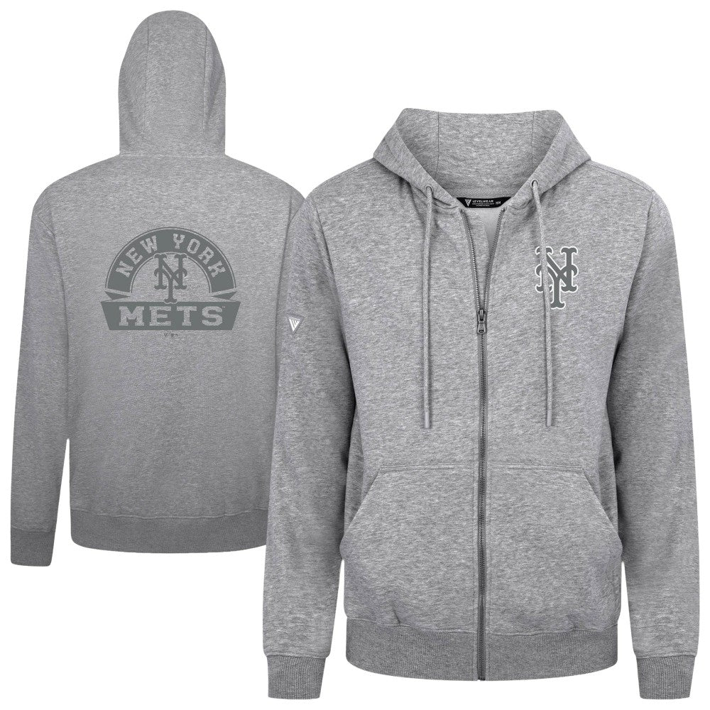 MLB New York Mets Levelwear Podium Banner Arch Full-Zip Hoodie