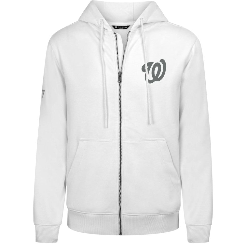MLB Washington Nationals Levelwear Podium Banner Arch Full-Zip Hoodie