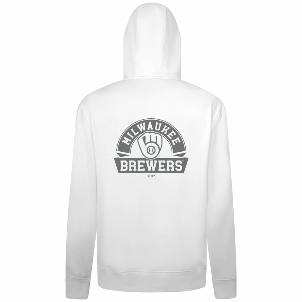 MLB Milwaukee Brewers Levelwear Podium Banner Arch Full-Zip Hoodie