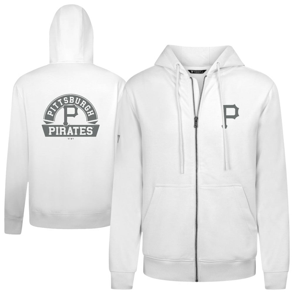 MLB Pittsburgh Pirates Levelwear Podium Banner Arch Full-Zip Hoodie