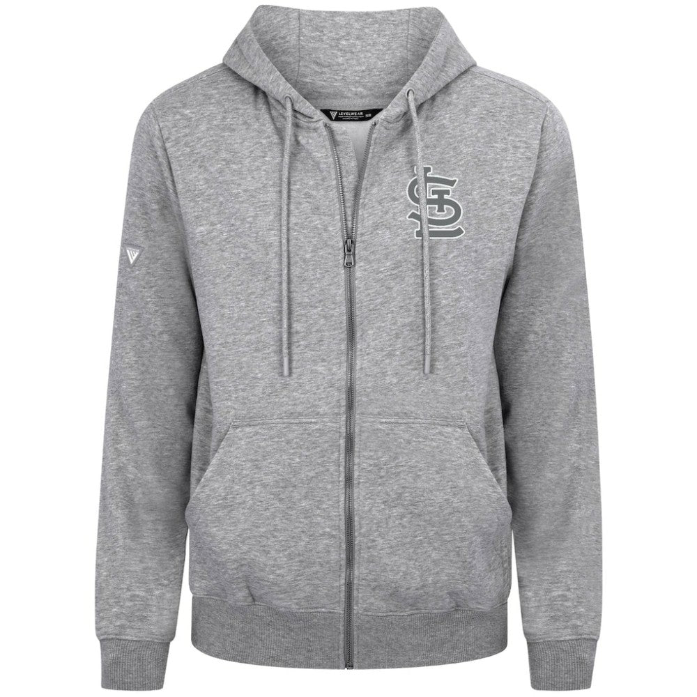 MLB St. Louis Cardinals Levelwear Podium Banner Arch Full-Zip Hoodie