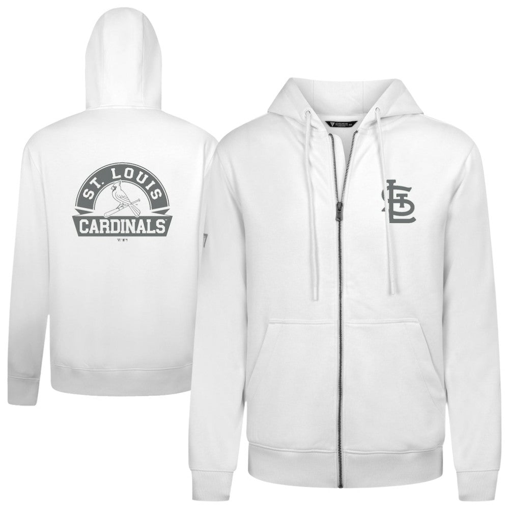 MLB St. Louis Cardinals Levelwear Podium Banner Arch Full-Zip Hoodie