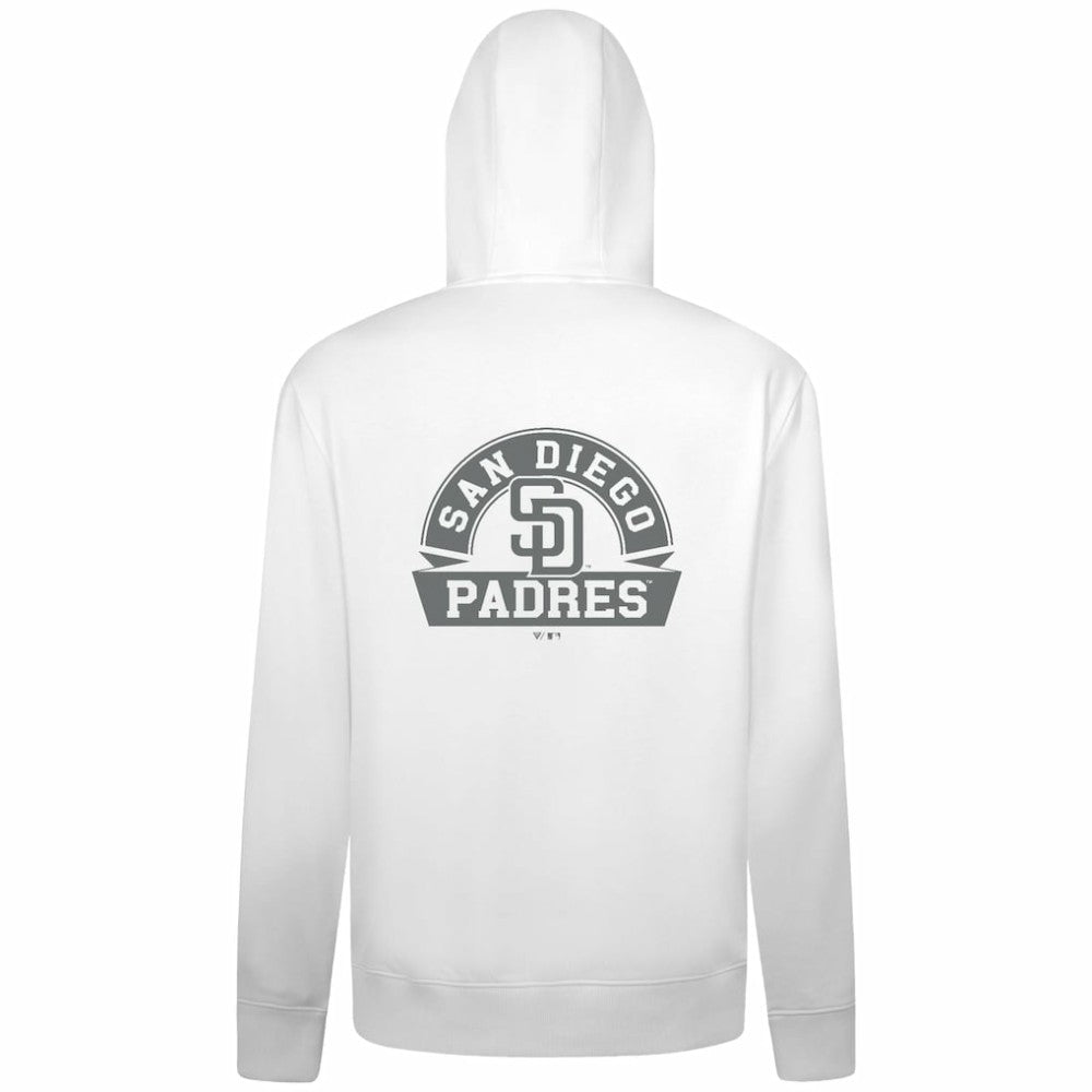 MLB San Diego Padres Levelwear Podium Banner Arch Full-Zip Hoodie