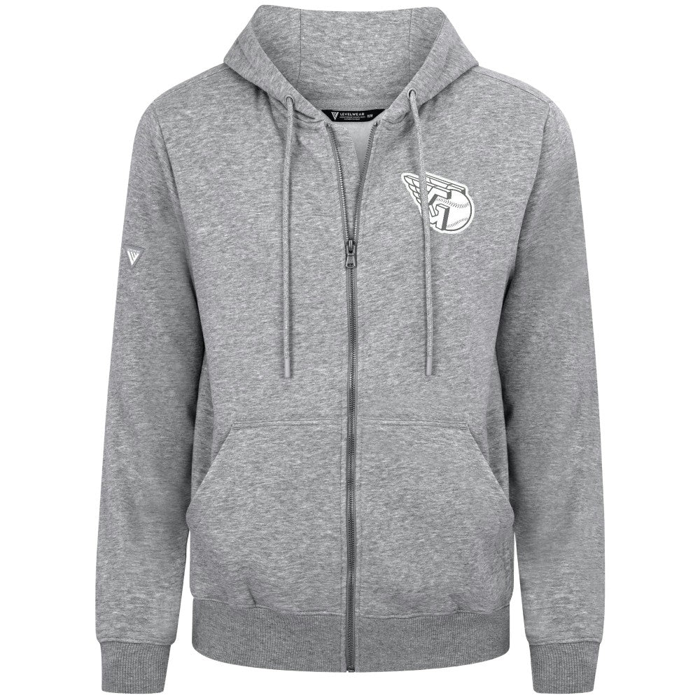 MLB Cleveland Guardians Levelwear Podium Banner Arch Full-Zip Hoodie