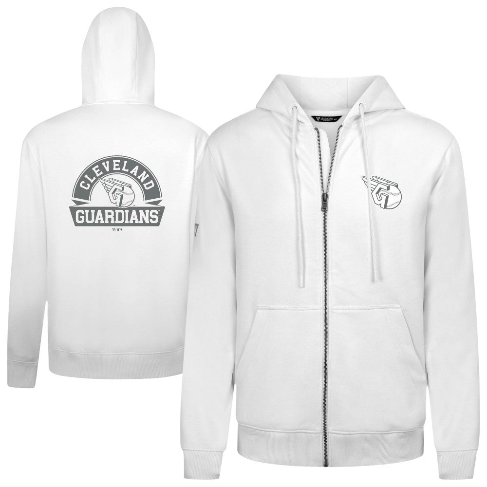 MLB Cleveland Guardians Levelwear Podium Banner Arch Full-Zip Hoodie