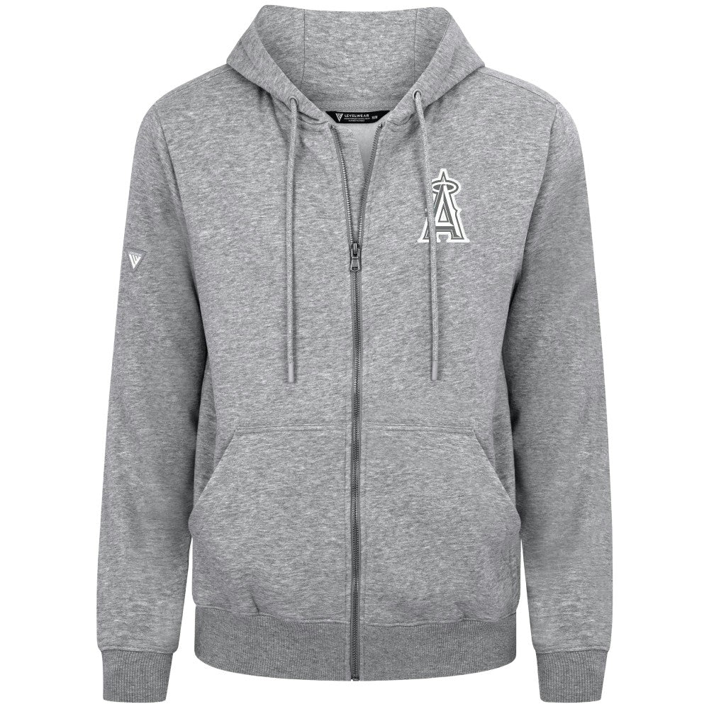 MLB Los Angeles Angels Levelwear Podium Banner Arch Full-Zip Hoodie