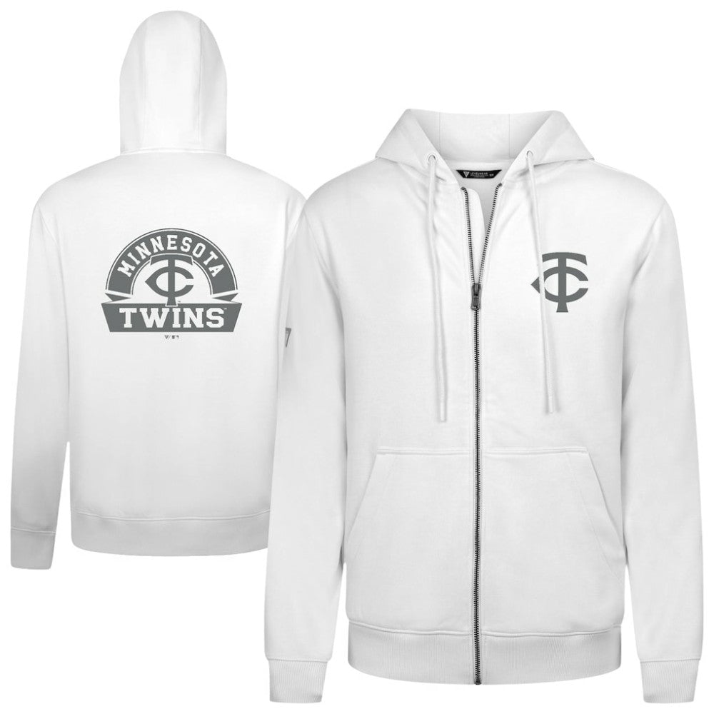 MLB Minnesota Twins Levelwear Podium Banner Arch Full-Zip Hoodie