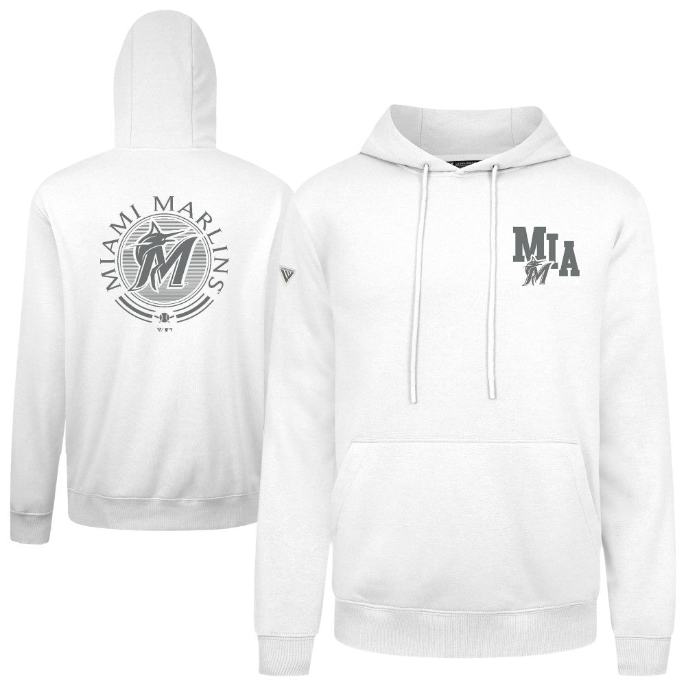 MLB Miami Marlins Levelwear Podium Grain Hoodie