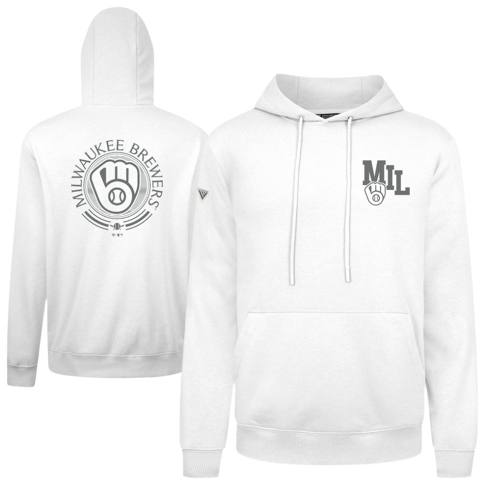 MLB Milwaukee Brewers Levelwear Podium Grain Hoodie