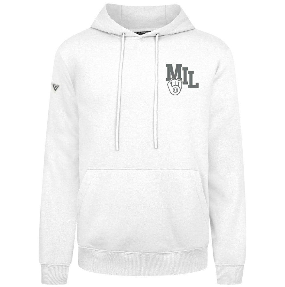 MLB Milwaukee Brewers Levelwear Podium Grain Hoodie