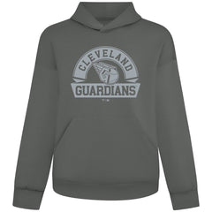 MLB Cleveland Guardians Levelwear Luxe Signature Banner Arch Tri-Blend Hoodie