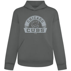 MLB Chicago Cubs Levelwear Luxe Signature Banner Arch Tri-Blend Hoodie