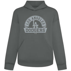 MLB Los Angeles Dodgers Levelwear Luxe Signature Banner Arch Tri-Blend Hoodie