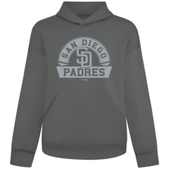 MLB San Diego Padres Levelwear Luxe Signature Banner Arch Tri-Blend Hoodie