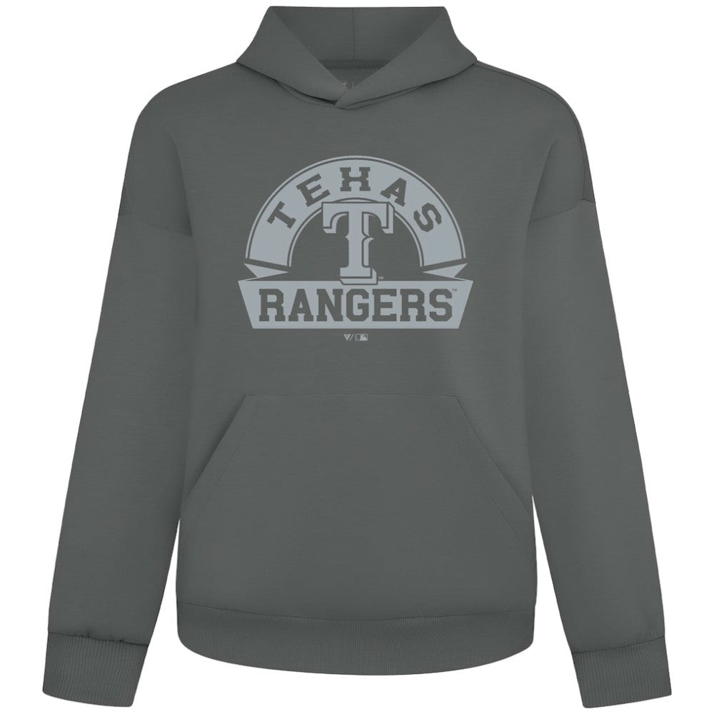 MLB Texas Rangers Levelwear Luxe Signature Banner Arch Tri-Blend Hoodie