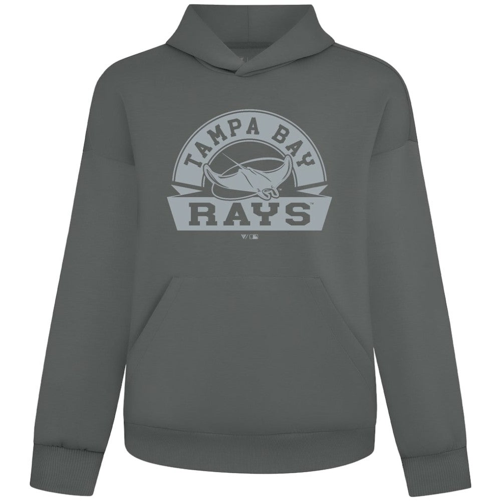 MLB Tampa Bay Rays Levelwear Luxe Signature Banner Arch Tri-Blend Hoodie