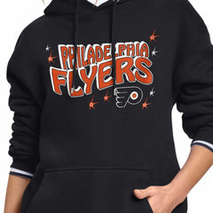 NHL Black Philadelphia Flyers Starter Women's Fireworks Fleece Hoodie
