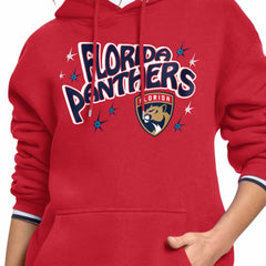 NHL Red Florida Panthers Starter Women's Fireworks Fleece Hoodie