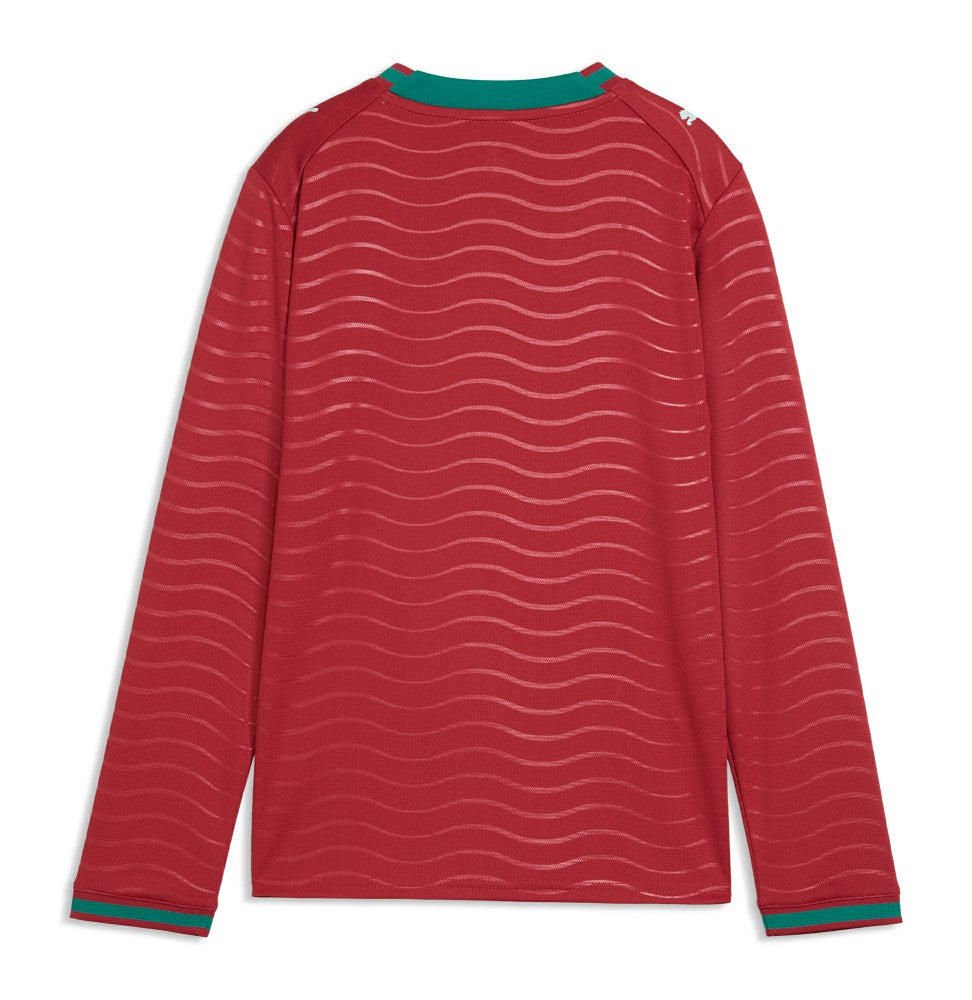 Portugal National Team Youth 2026 Home Replica Long Sleeve Jersey - Puma Red