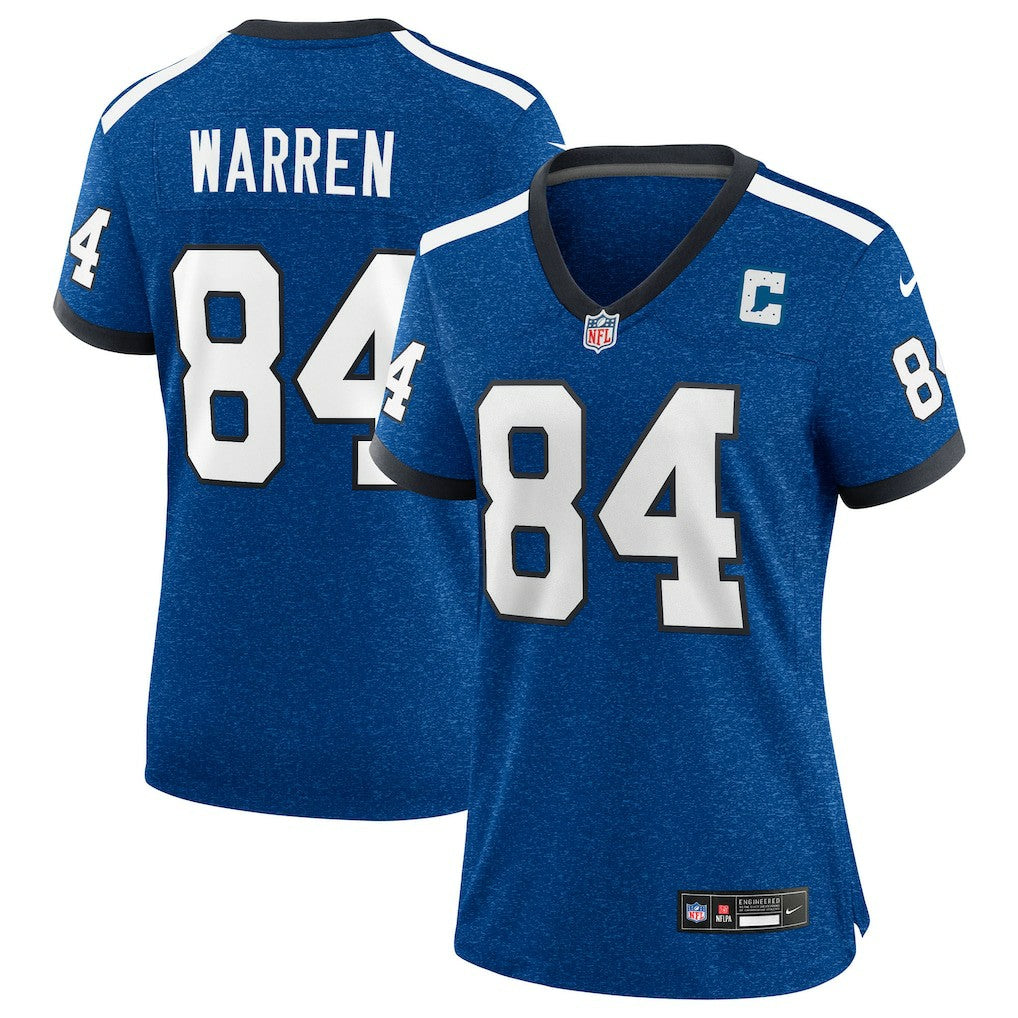 Tyler Warren  Women's Alternate 2 Indiana Nights Game Jersey - Indianapolis Colts