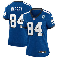 Tyler Warren  Women's Alternate 2 Indiana Nights Game Jersey - Indianapolis Colts