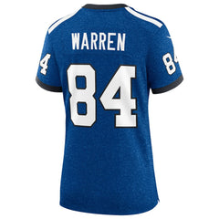 Tyler Warren  Women's Alternate 2 Indiana Nights Game Jersey - Indianapolis Colts